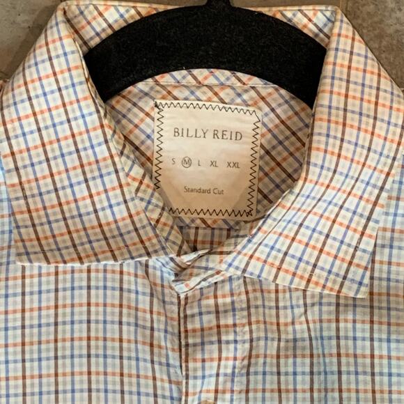 Lot‎ of 3 Billy Reid Sz M L/S B/F Plaid Cotton Shirts - Picture 11 of 12